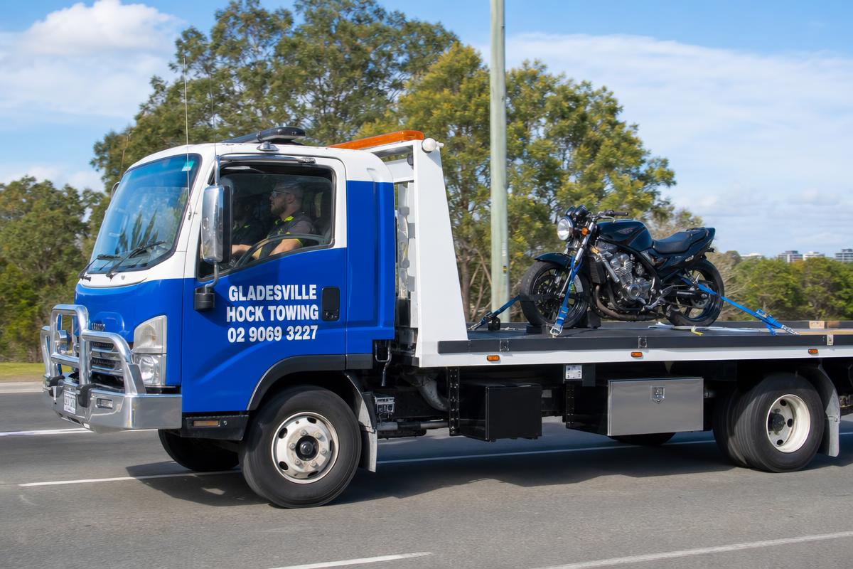 Motorbike towing service